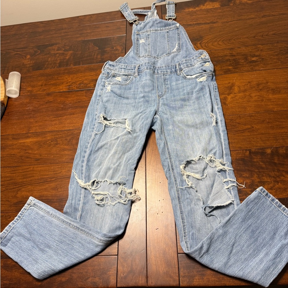 Garage Light Blue Denim Overalls
